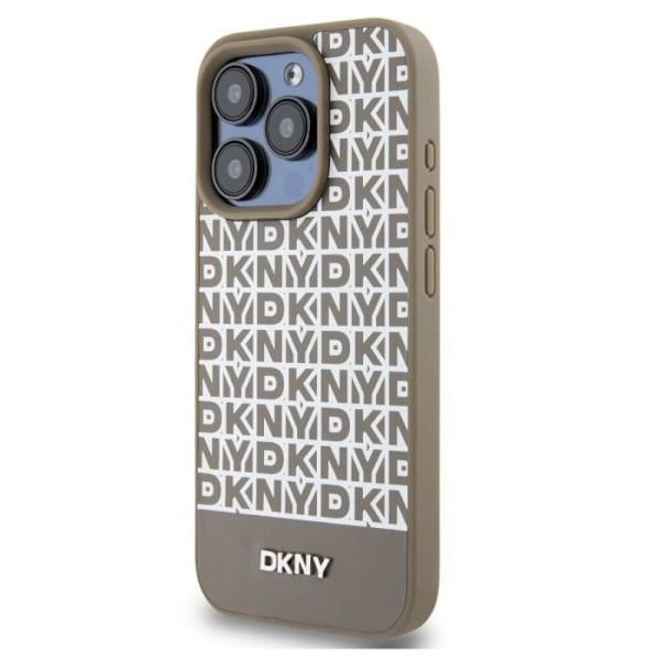 Skyddsskal för iPhone 13 Pro Max med MagSafe-bottenband DKNY Brun Vit