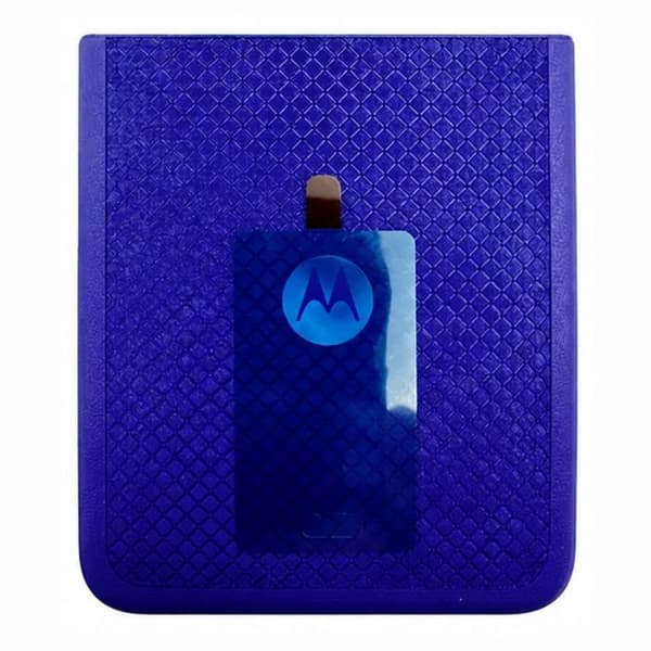 Bageste glas til Motorola Razr 70 Ultra Service Pack Motorola Blå Blå