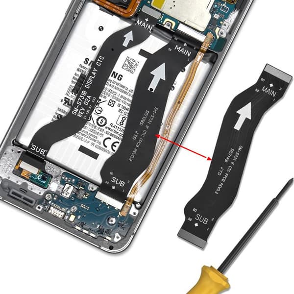 Galaxy S25 FE Musta Emolevyn Liitospinta Svart