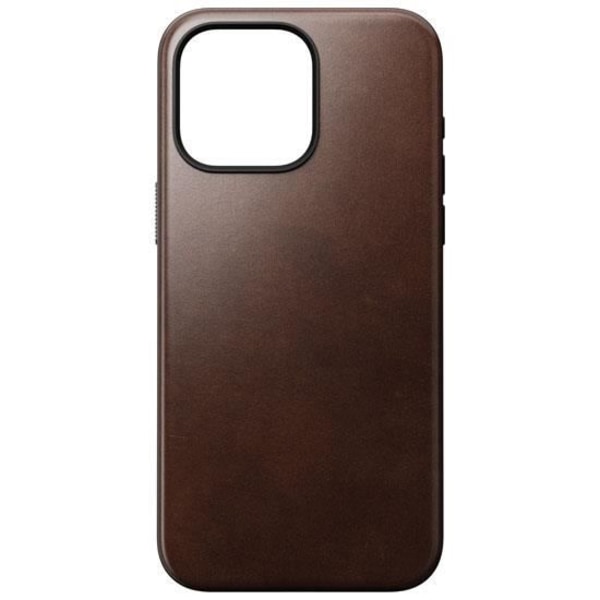 Coque - Nomad - Modern Cuir Horween - iPhone 15 Pro Max - Brun - Kompatibel med MagSafe kastanj