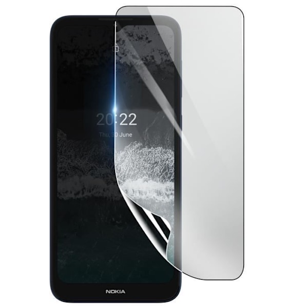 Näytönsuoja - 3MK - Nokia C21 - Iskunkestävä Hydrogeeli - Läpinäkyvä - Naarmuuntumaton Transparent