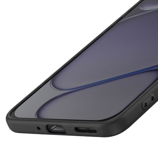 Silicone Soft-Touch Anti-Stød Cover til OnePlus Nord 6 Sort Svart