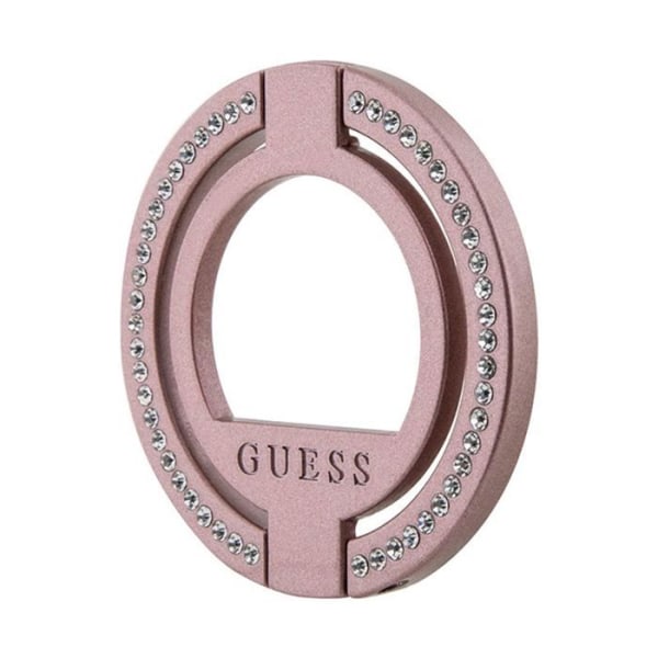 Telefonhållare - Guess telefonhållare - GUMRSALDGP - Rosa rhinestone ring stativ, Magnetisk ringhållare