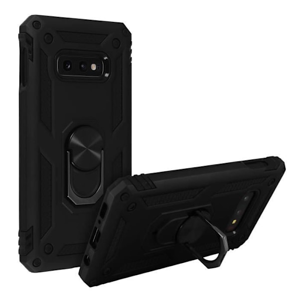 Coque - AVIZAR - Galaxy S10e - Bi-materialer - Stødabsorberende - Videostøtte Sort Svart