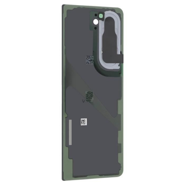Bakglas till Galaxy Z Flip 5 med original Samsung kameralins blå Blå