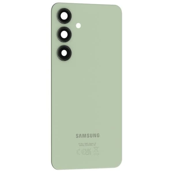 Bagglas - SAMSUNG - Galaxy S24 Plus - Lys Grøn - Forenklet installation - Indbygget klæbemiddel Grön