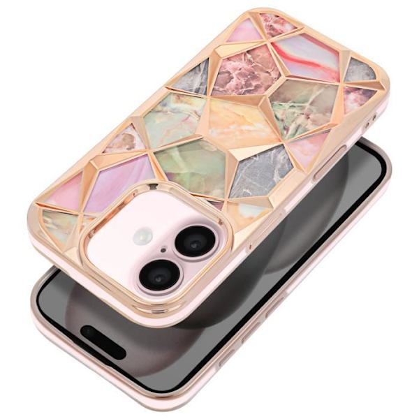 Fodral till iPhone 16 Stötsäker Twinki Collection Gold Gul