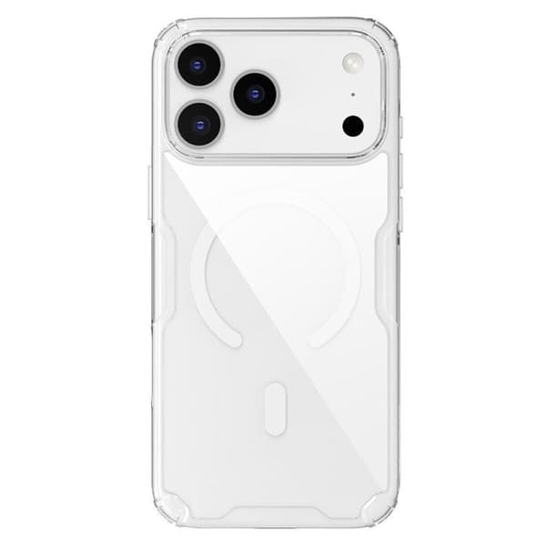 iPhone 17 Pro - TPU+PC Kuori, Läpinäkyvä, MagSafe Kuori Transparent