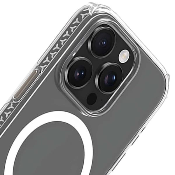 MagSafe-skal - FORCE CASE - iPhone 16 Pro - Stötsäker 4m - Transparent - Livstidsgaranti Vit