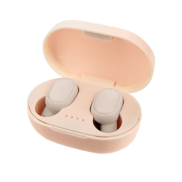 Bluetooth-hörlurar - AVIZAR - Rosa modell - 12 timmars batteritid - Klart ljud - 5.2-anslutning Rosa