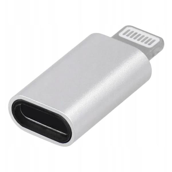 Kabel - nätverksadapter - telefoni Bluestar USB Type C till Lightning-adapter Blue Star vit