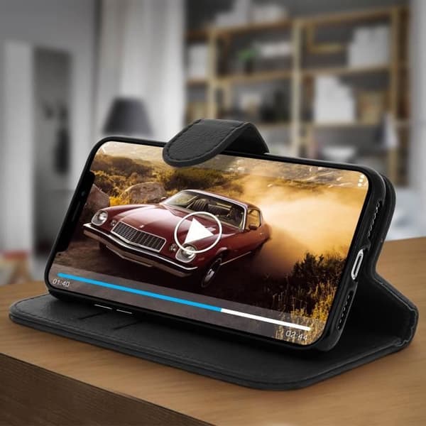 iPhone XR - Apple - Lippu - Musta - Silikoonigel - Video tugi Svart