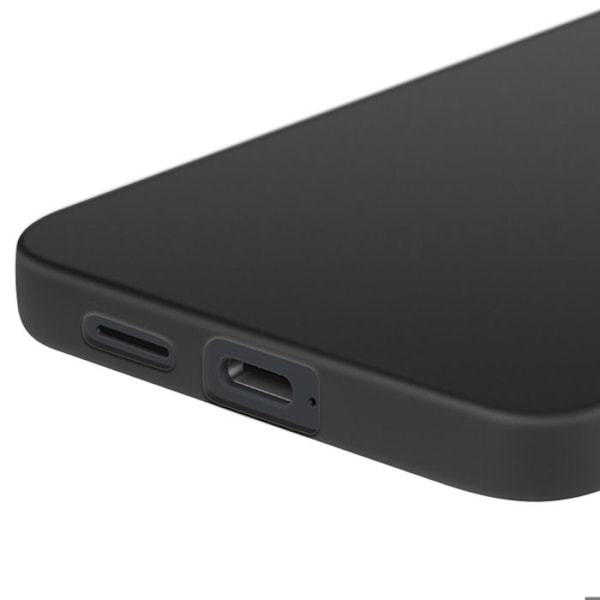 Coque för Samsung S25 Edge Silikon Slät Kamera Blockerad Svart Svart