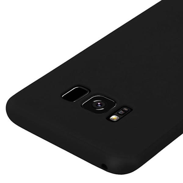 Coque - Forcell - Galaxy S8 - Soft Touch - Silikone Gel - Sort Svart