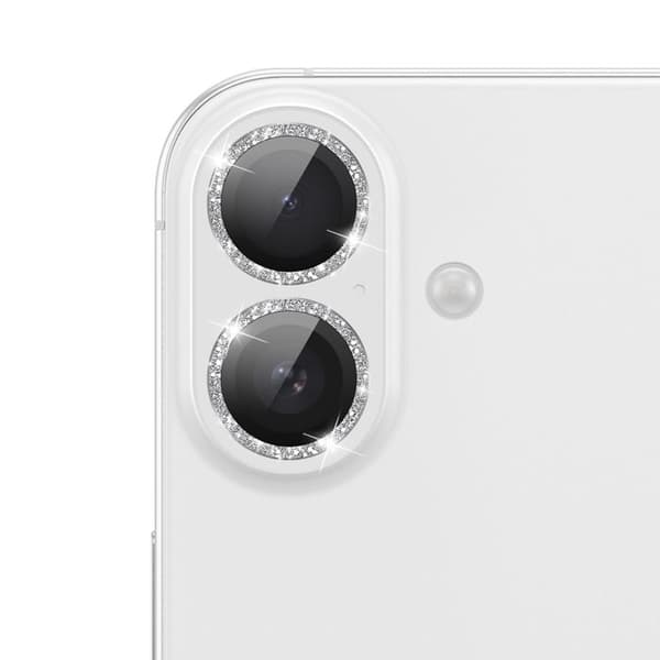 Skyddskamera för iPhone 17 med förstärkt aluminiumram Zanaé Silver Grå