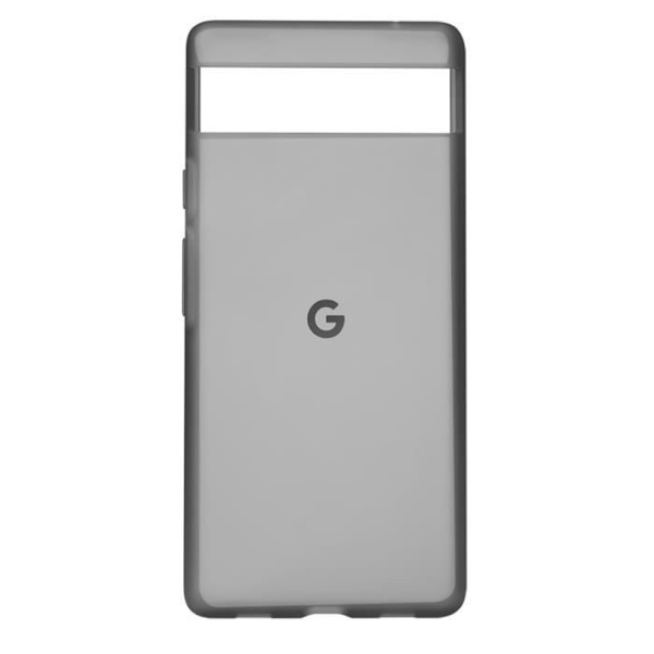 Kotelo Google Pixel 6a Hard Ultrathin Original Google Black Translucent -puhelimelle Svart genomskinlig