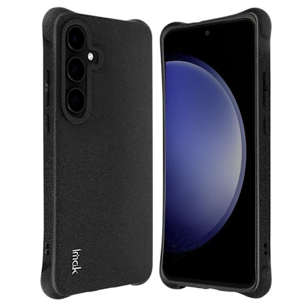 Coque til Samsung Galaxy S24 FE Silikone Antikraft Kanter Bumper iMak Sort Svart