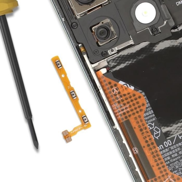 Nappe Knapp för Ström och Volym för Xiaomi Redmi Note 13 Pro 5G Svart Svart