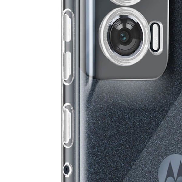 Stöttålig skal för Motorola Edge 50 Fusion Förstärkta hörn Mayaxess Transparent Transparent