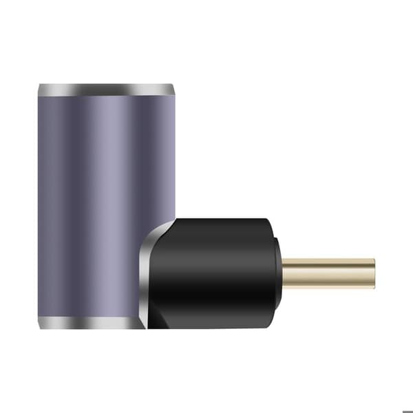 HDMI hun adapter til Micro HDMI han 8K UHD 90° vinklet LinQ Grå