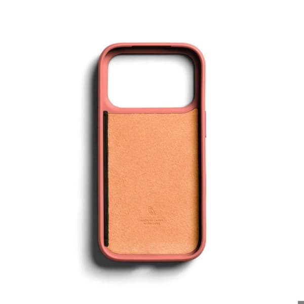 Cover til iPhone 18 Pro / iPhone 17 Pro i Læder Serie 3 Card med Støtte Bellroy Brun brun