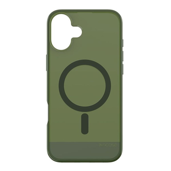 Coque iPhone 16 Plus - Incase - Slim Case MagSafe - Highland Grøn - Semi-stiv - Elegant Highland Green