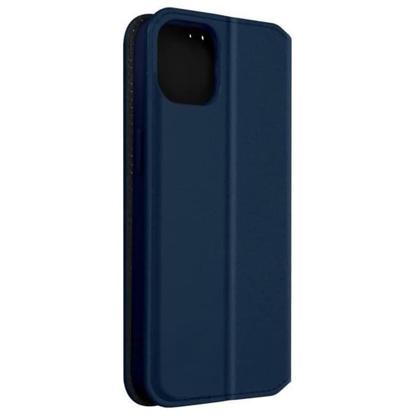 Étui til iPhone 13 Mini - AVIZAR - Mørkeblå - Magnetisk klap - Video støtte - Kortrum Midnattsblå