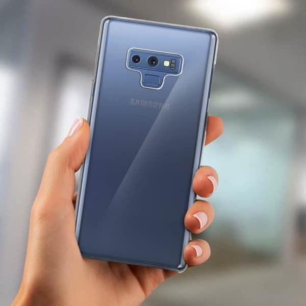 Skyddskal - AVIZAR - Galaxy Note 9 - Silikon - Polykarbonat - Ultra-tunn Klar vit
