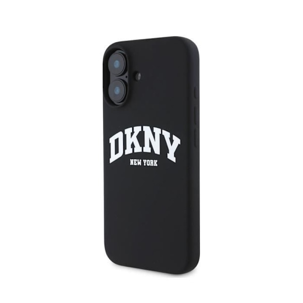 Coque pour Apple iPhone 16 Plus Édition Liquid Silicone Arch Compatible MagSafe DKNY Noir Vit