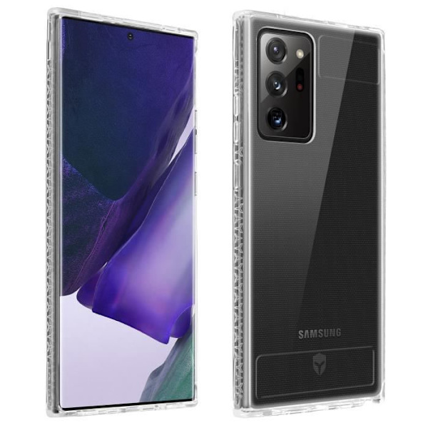 Coque - Tryax - Galaxy Note 20 Ultra - Läpinäkyvä Valkoinen - Iskua vaimentava geeli - Elinikäinen takuu Klar vit