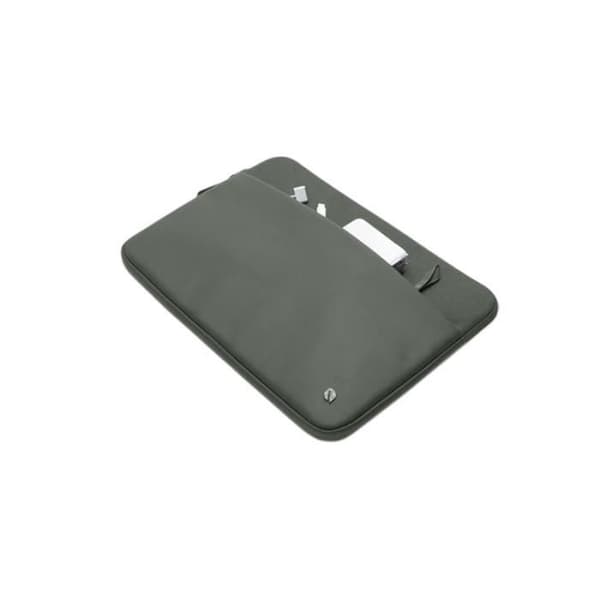 Housse - INCACE - MacBook Pro 14" - Polyester 900D - Foring i kunstpels - Grøn Grön