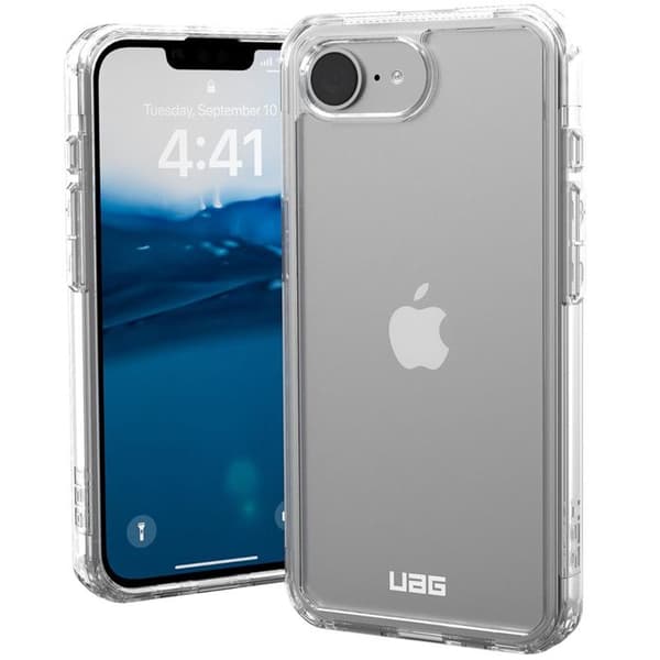 Coque - iPhone 16e - Stötsäkerhet 4.8m - Förstärkta hörn - Transparent baksida Vit
