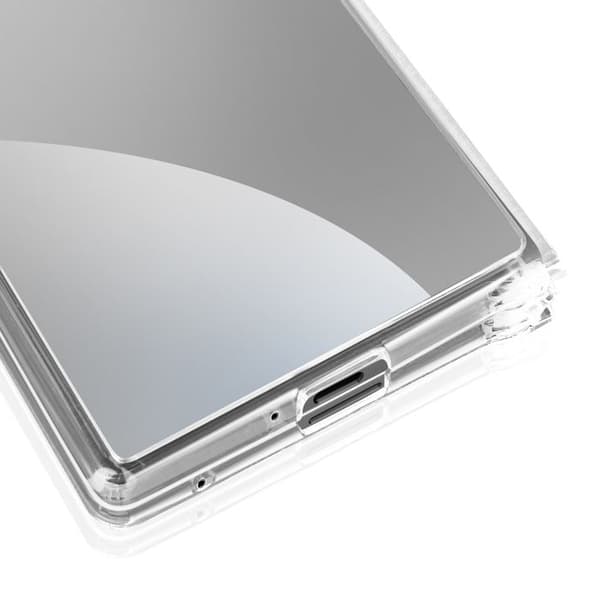 Skal - AVIZAR - Galaxy Z Fold 7 - Stötresistent skydd - Transparent - Elegant Vit
