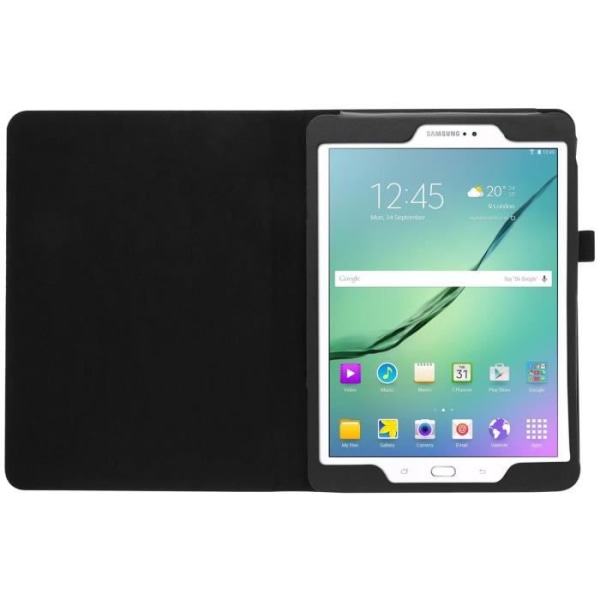 Musta suojakuori Samsung Galaxy Tab S2 9.7:lle - Videotukitoiminto Svart