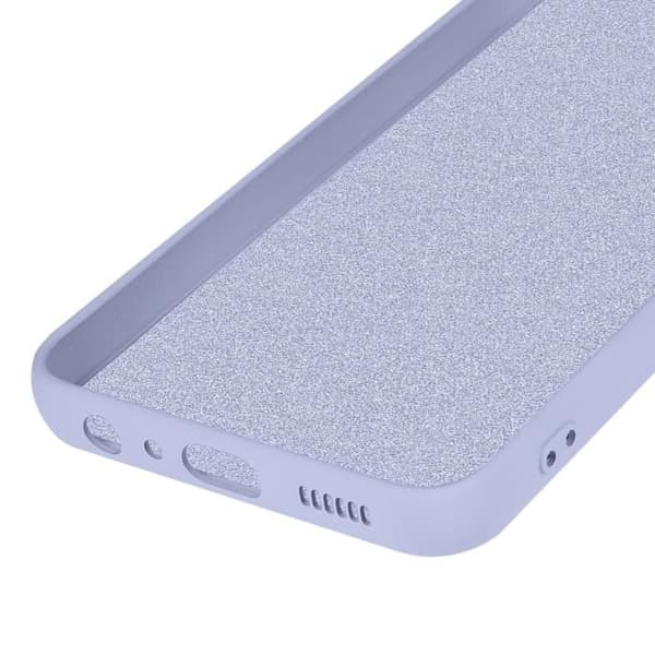 Etui til Samsung Galaxy A05s ringholder fleksibel silikone lavendel