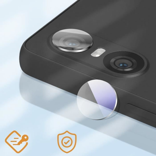 Kamerabeskyttelse - AVIZAR - Sony Xperia 10 VI - Hærdet glas - Anti-ridse - Anti-fingeraftryk Transparent