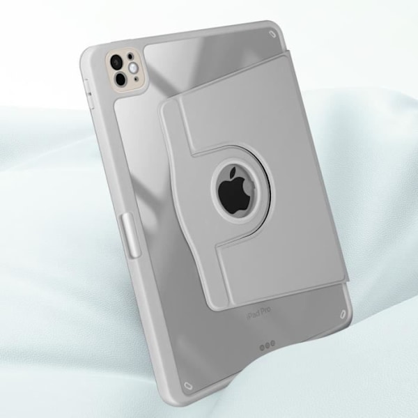 Taske til iPad Pro 13 2024 - AVIZAR - Flip Rotating Stand - Grå Grå