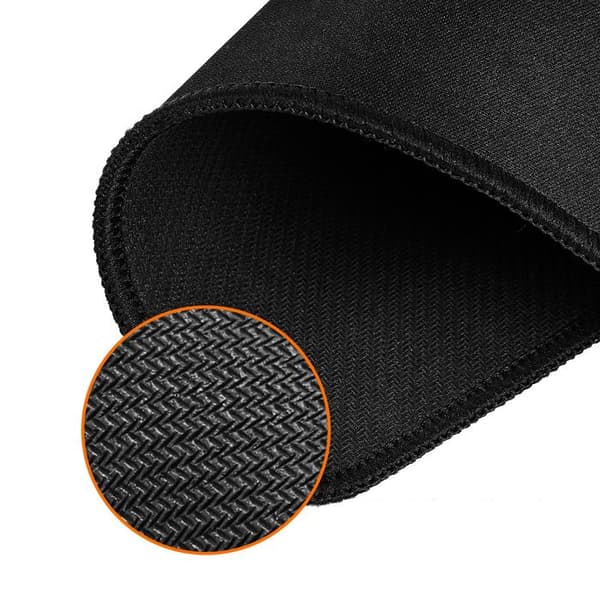 XXL Musemåtte - MAX EXCELL - 800x300mm - Glat Overflade - Antiskrid Bund - Sort