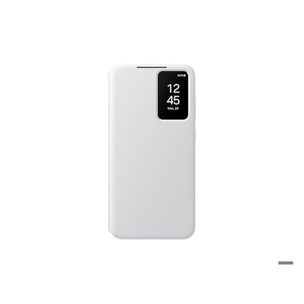 Smart Clear View Folio-etui med kortholder til Samsung Galaxy S24+ lysegrå Grå Lys