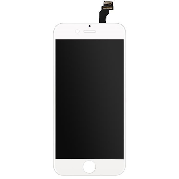 LCD-skärm - AVIZAR - iPhone 6, 6S - Vit - Ersättningspekglas Vit