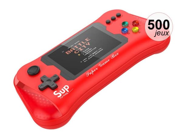 Konsol emulator 500 spel Modell SupMax Röd Rød