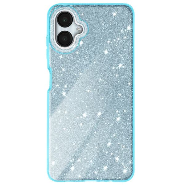 Glitterfutteral för Samsung Galaxy A06 Stötskyddande Glittrande Blå Blå