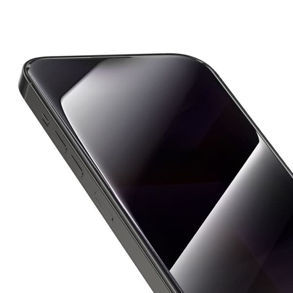 Härdat glas för iPhone 14 Plus / 13 Pro Max Stötsäker med installationskit Magic Box Zanaé Transparent Vit