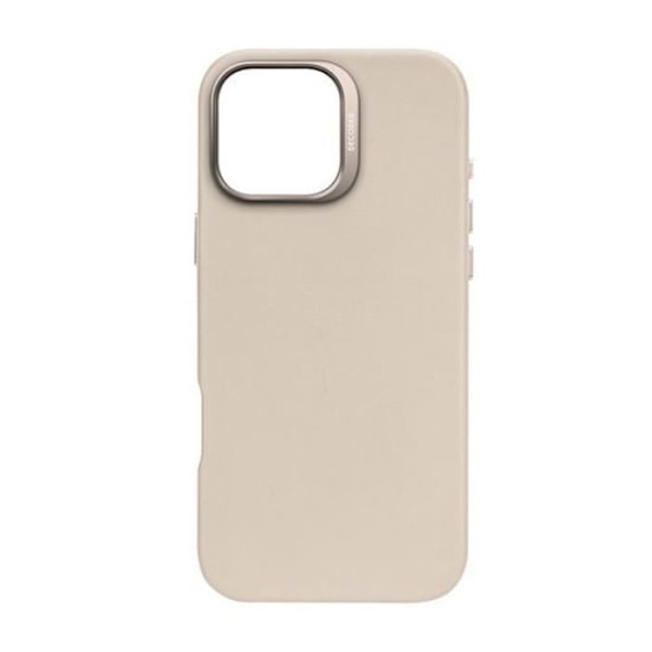 Cover til iPhone 16 Pro Max Stødsikkert læder Kompatibel MagSafe Decoded Beige Beige