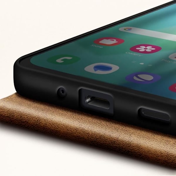 Husklapp Vertikal för Samsung Galaxy A16 Kortficka Svart Svart