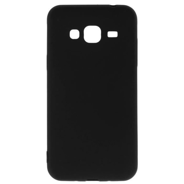 Blødt TPU Gel Silikone Cover til Samsung Galaxy J3 - Mat Sort