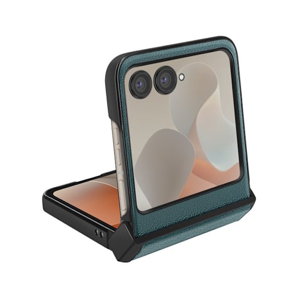 Coque Clapet för Motorola Razr 60 och 50 5G med Hängselskåda Grön Grön