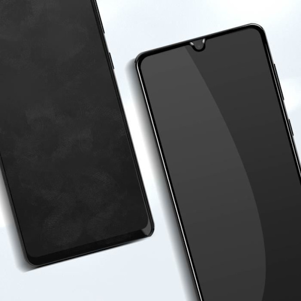 Skærmfilm - AVIZAR - Samsung Galaxy A33 - Hærdet glas - 9H hårdhed - 9D kanter - Anti-fingeraftryk Svart