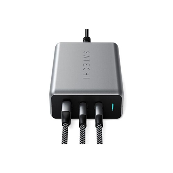Satechi USB C PD Laptop Bordsladdare 100W Grå Grå
