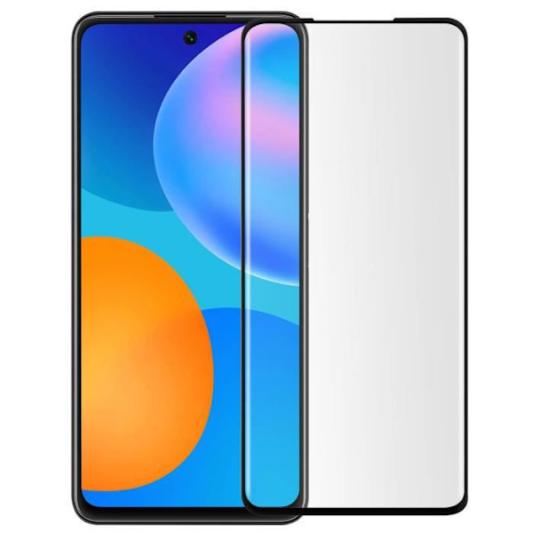 Skyddsglas - BigBen - Huawei P smart 2021 - Härdat glas 9H - Stötsäker - Repbeständig Svart
